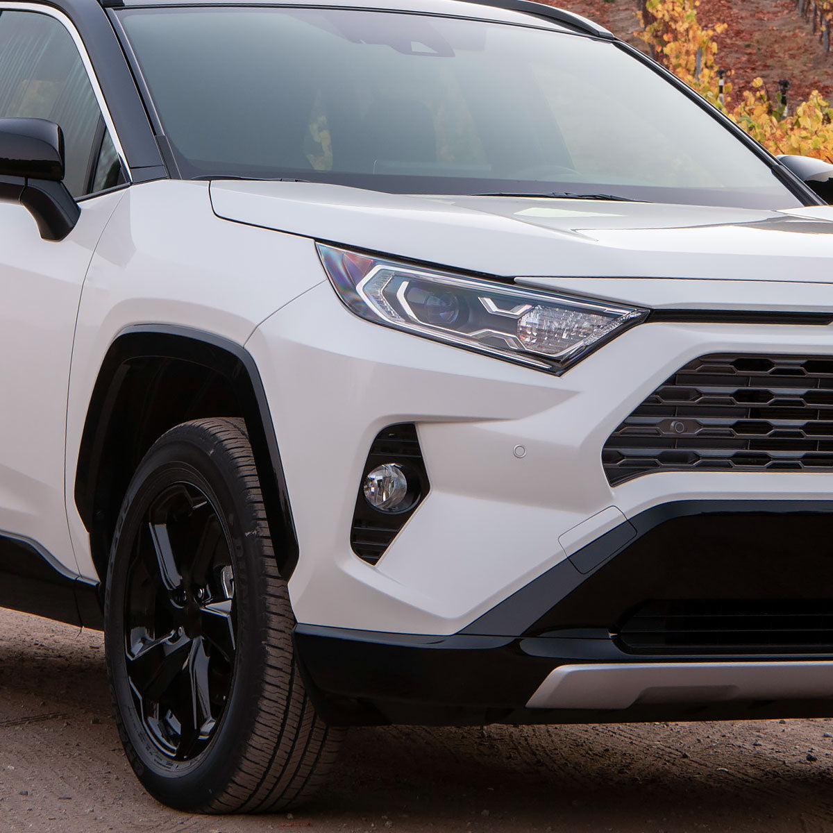 2016-2020 Toyota RAV4 H16 Fog Lights Kit (Chrome Housing/Clear Lens)