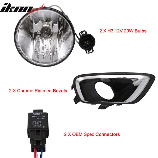 2015-2017Â Chevy Colorado Front Fog Light Lamp H3 12V 20W Clear Lens