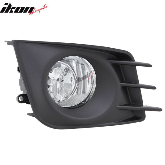 2011-2013 Scion tC Front Clear Fog Lights Driving Lamps Pair + Covers