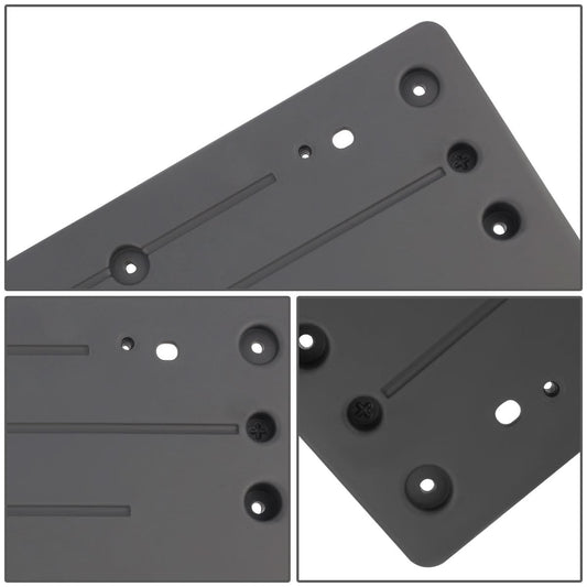 2016-2018 BMW M2 Front License Plate Mounting Bracket - Black