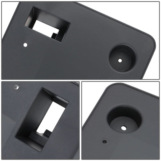 2017-2019 GMC Acadia Front License Plate Mounting Bracket - Black