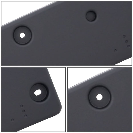 2019-2021 Kia Sedona Front License Plate Mounting Bracket Black