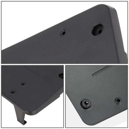 2015-2018 Mercedes C300 Front License Plate Mounting Bracket - Black