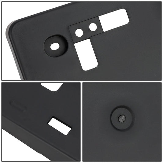2016-2018 Toyota Corolla Front License Plate Mounting Bracket Black