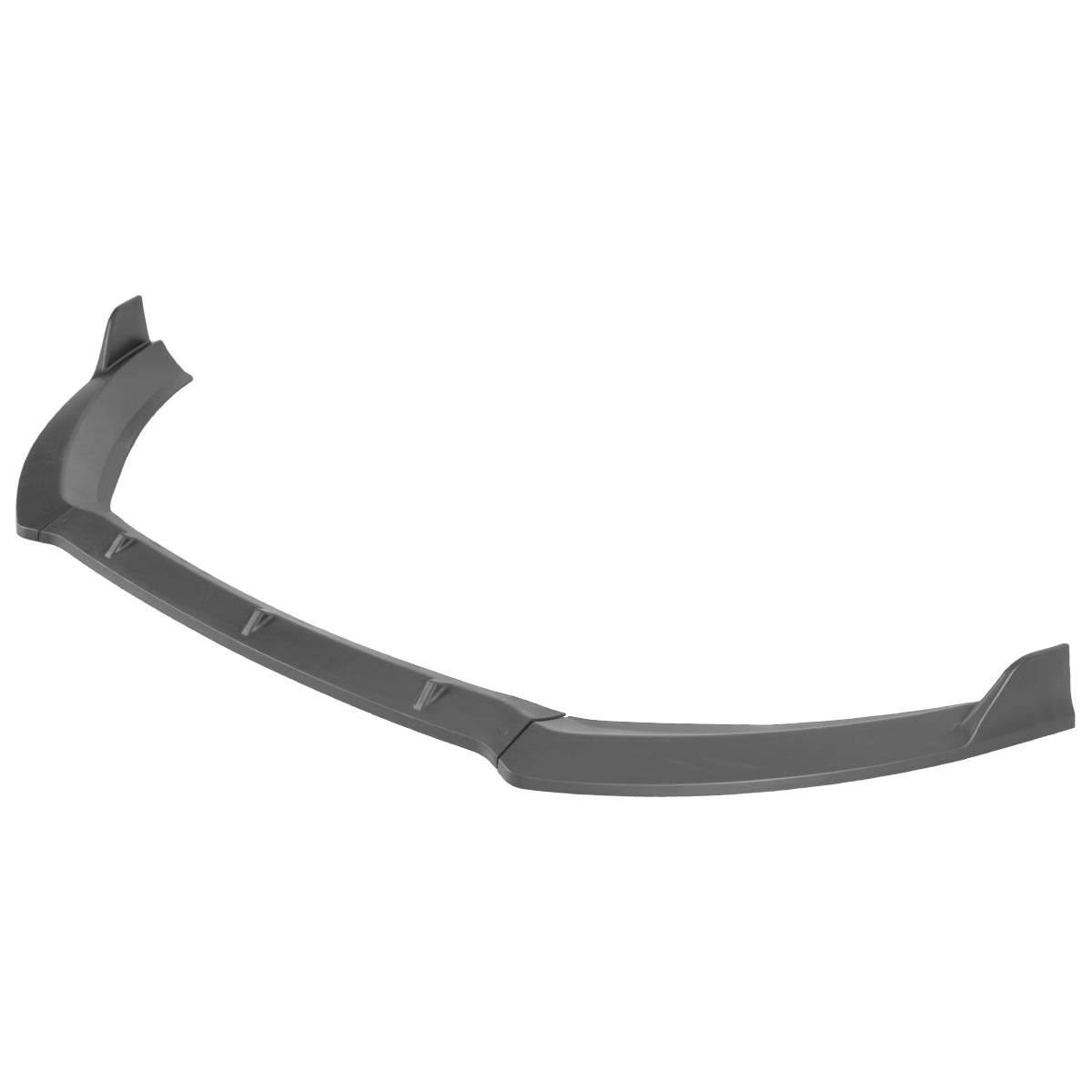 2014-2019 Ford Fiesta Matte Black 3PC Front Bumper Lip Splitter Kit