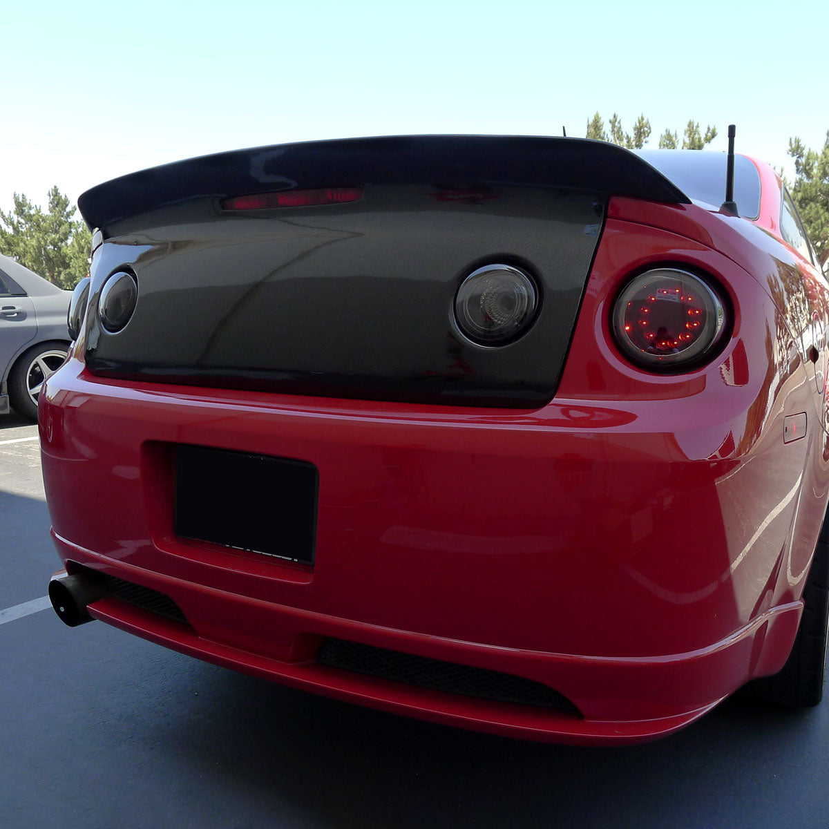 2005-2010 Chevrolet Cobalt Coupe LED Tail Lights & Trunk Reverse Lights (Chrome Housing/Red Smoked Lens)