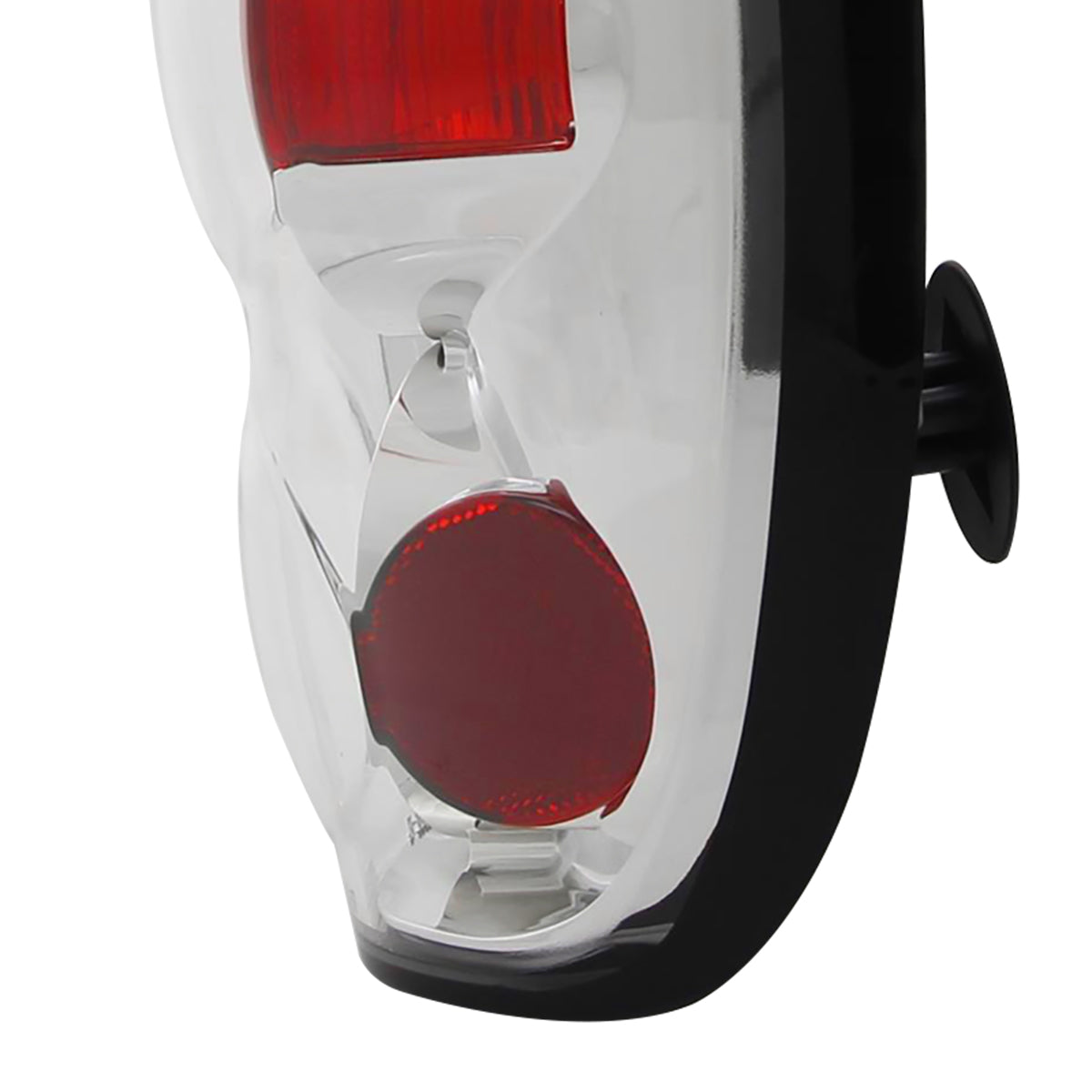 1998-2001 Ford Explorer Mercury Mountaineer Tail Lights (Chrome Housing/Clear Lens)