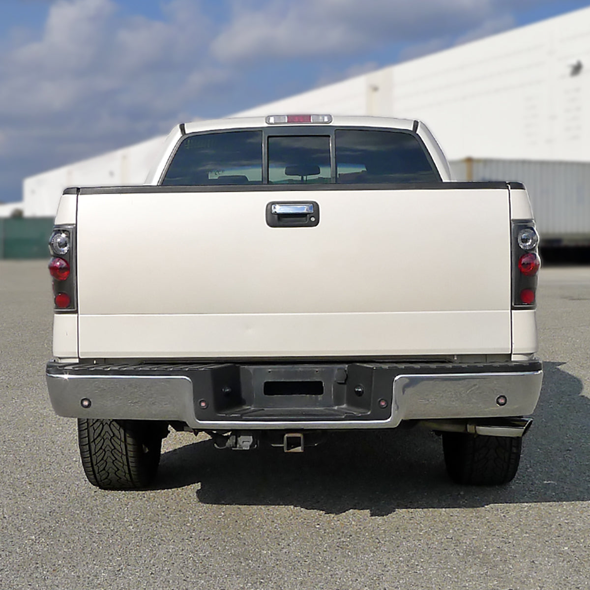 2004-2008 Ford F-150 Styleside Tail Lights (Matte Black Housing/Clear Lens)