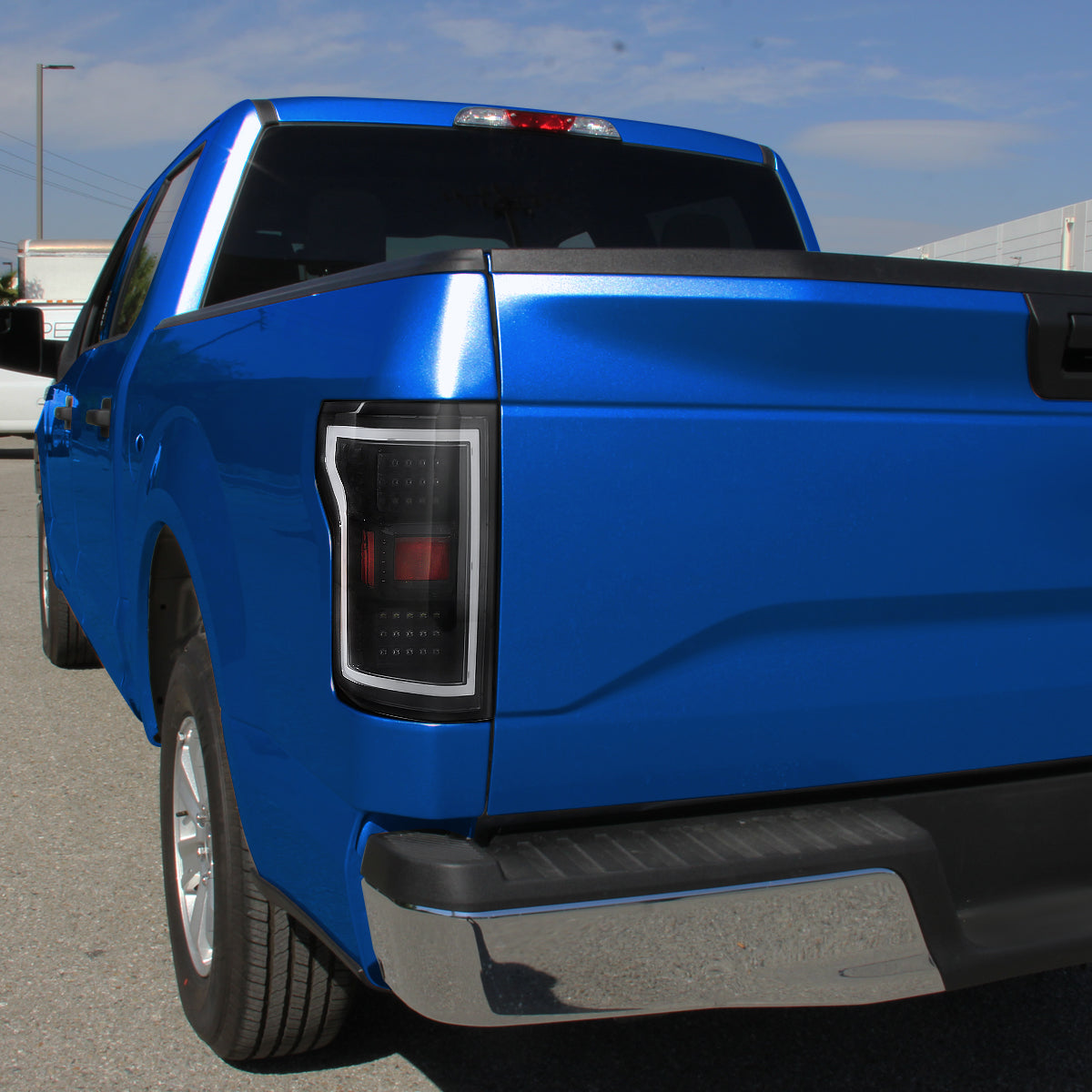 2018-2020 Ford F-150 LED Tail Lights (Matte Black Housing/Clear Lens)
