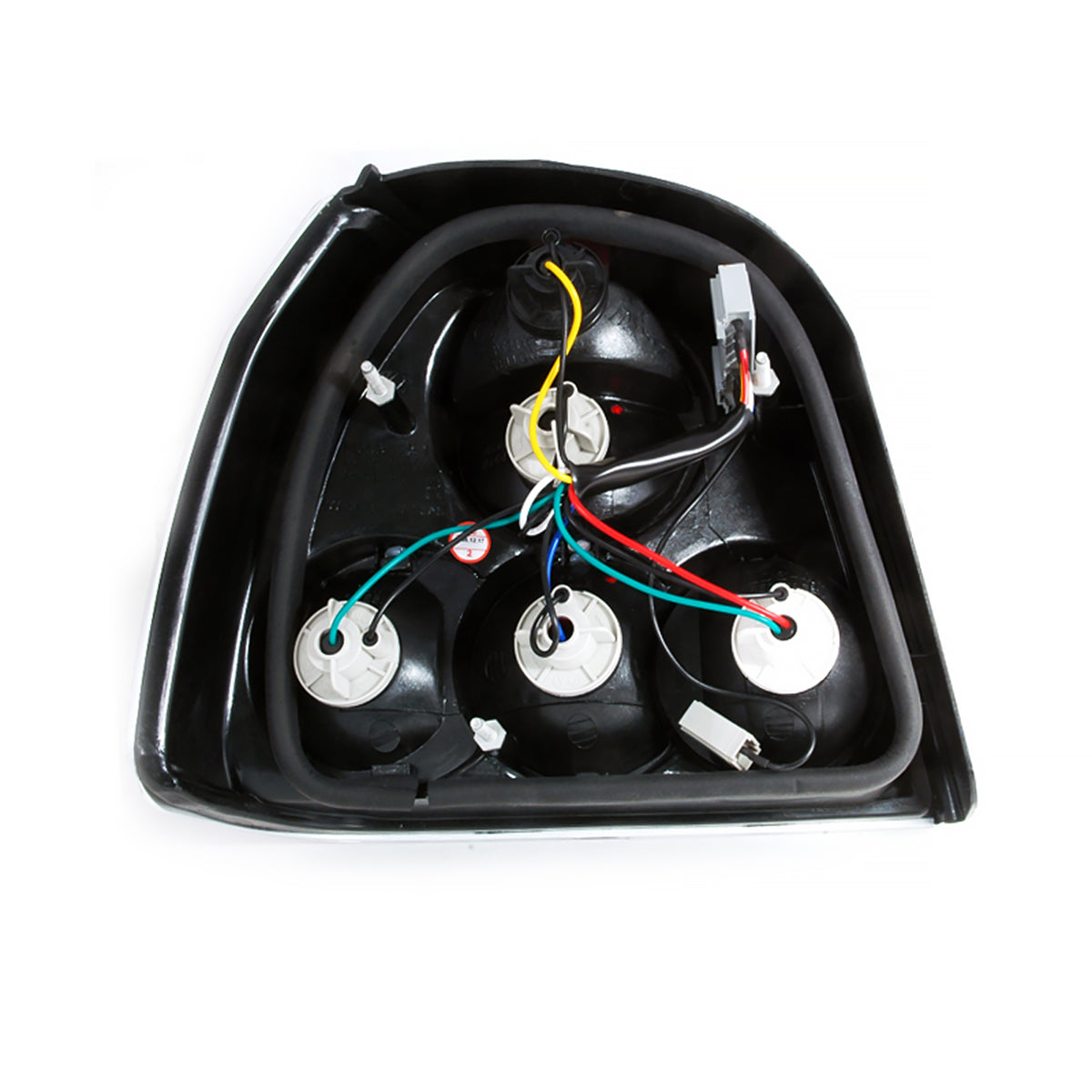 1993-1998 Volkswagen Golf Mk3 Tail Lights (Matte Black Housing/Clear Lens)