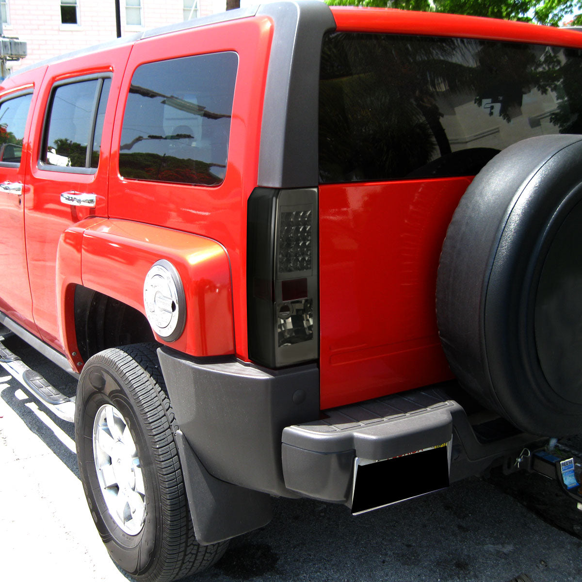 2005-2010 Hummer H3 LED Tail Lights (Chrome Housing/Smoked Lens)