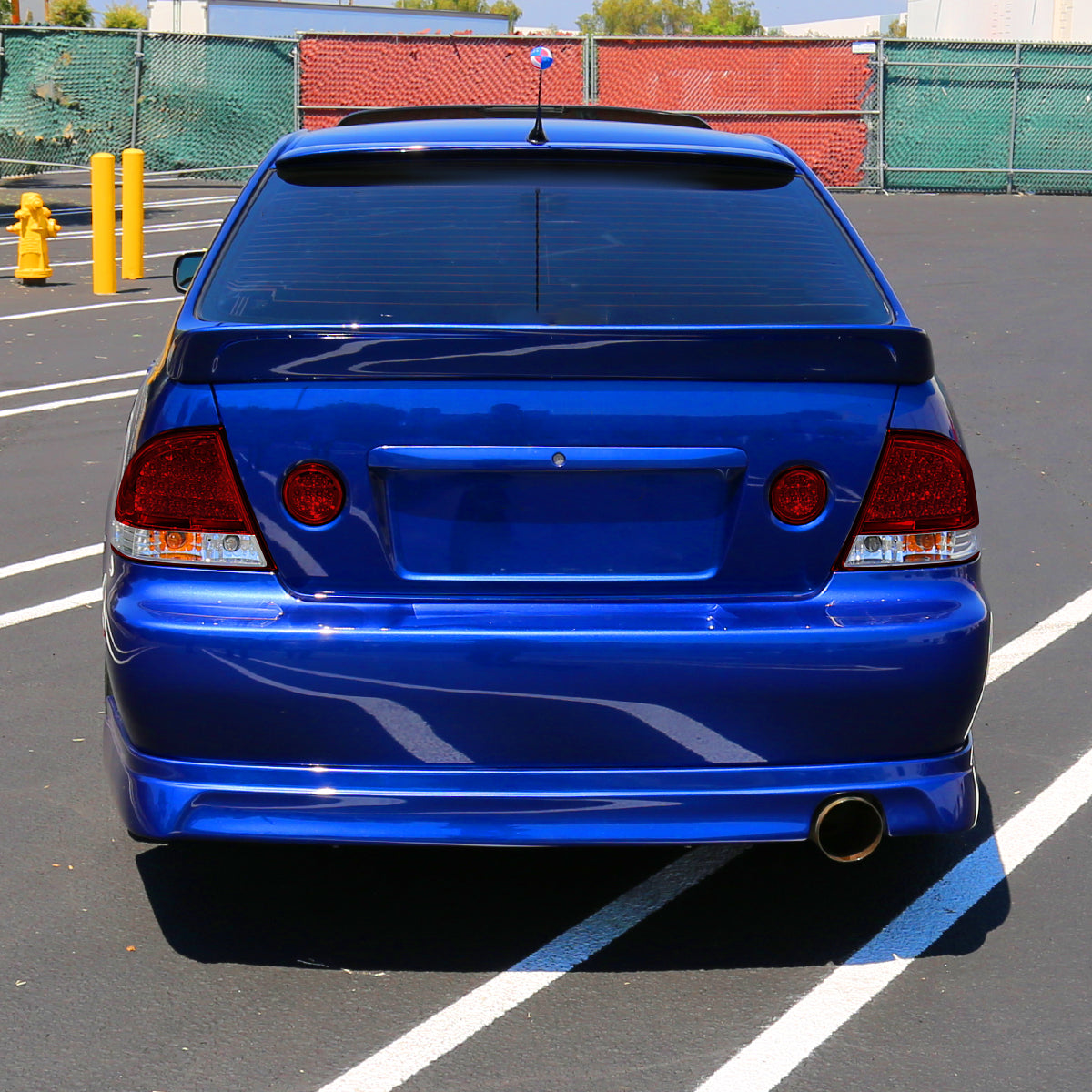 2001-2005 Lexus IS300 LED Tail Lights (Chrome Housing/Red Clear Lens)