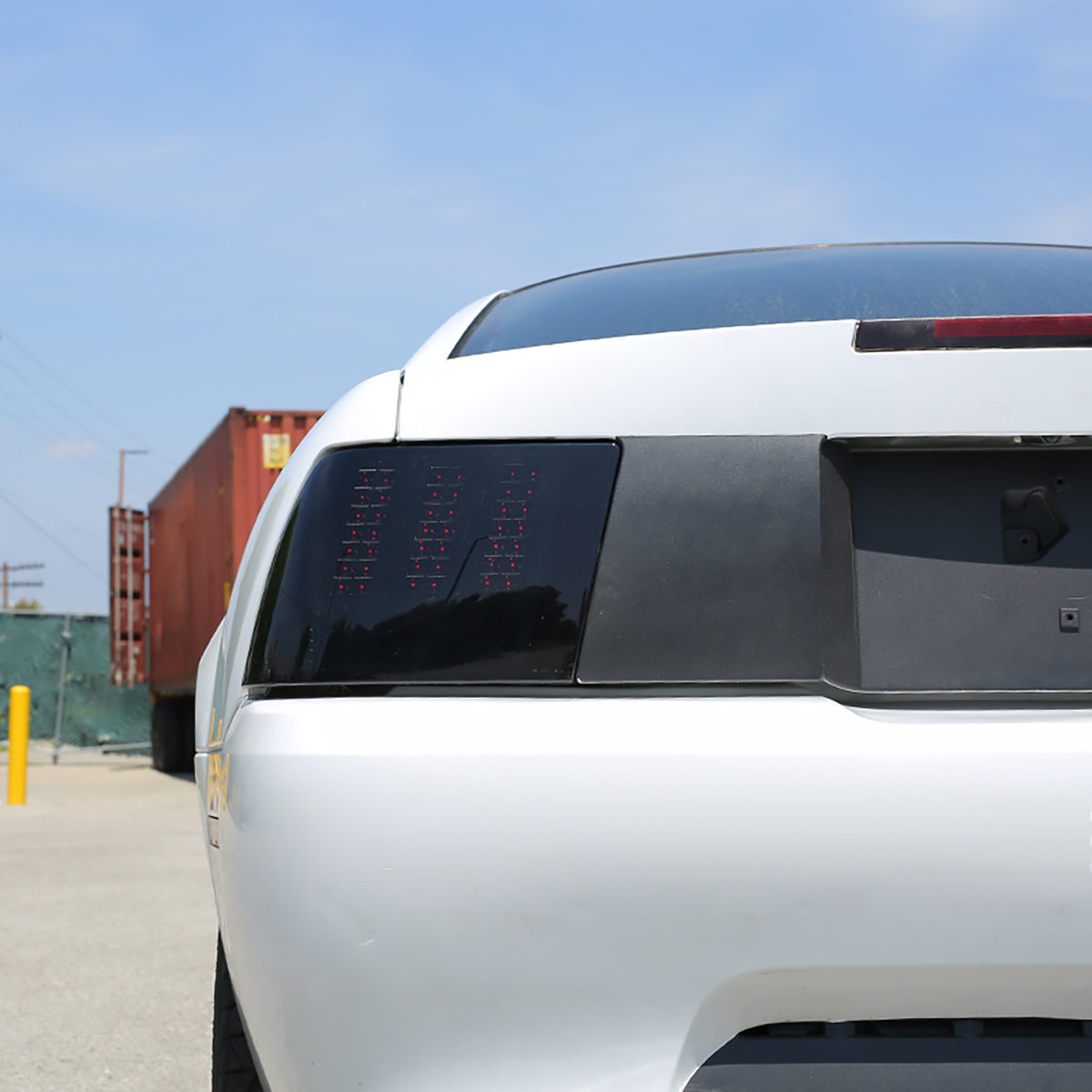 1999-2004 Ford Mustang Sequential LED Tail Lights - RS (Chrome Housing/Smoked Lens)