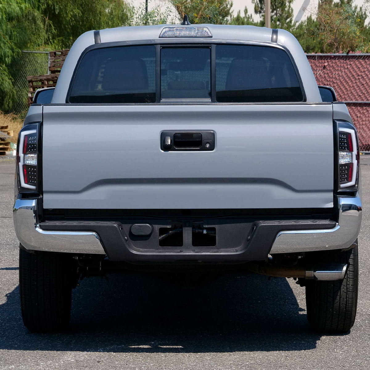 2016-2022 Toyota Tacoma LED Bar Tail Lights (Matte Black Housing/Clear Lens)