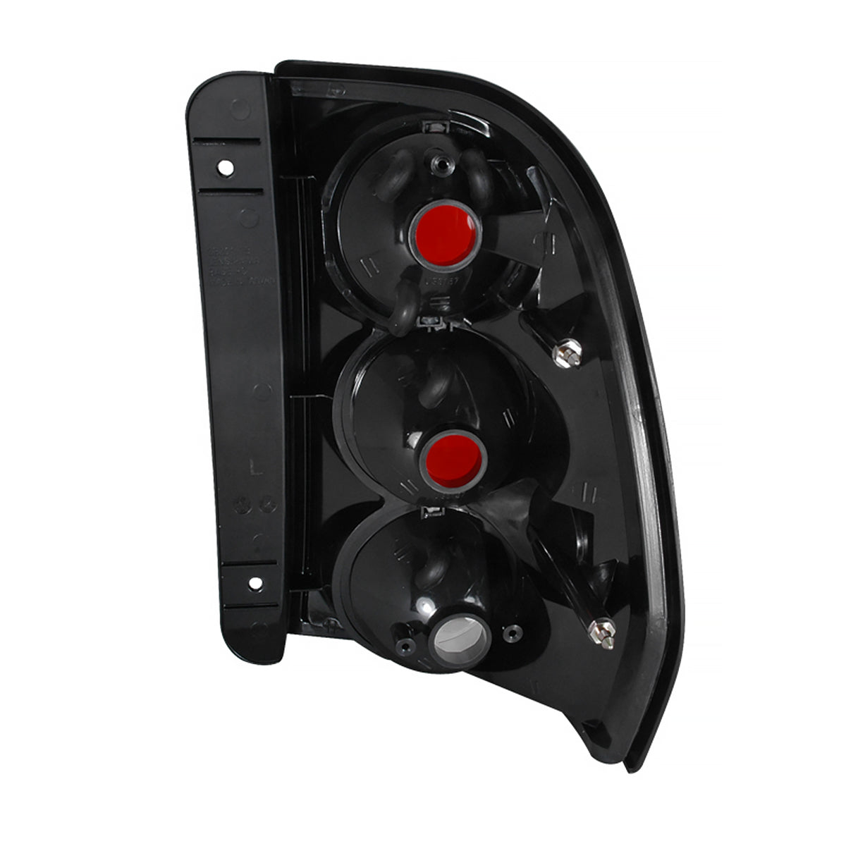 2002-2009 Chevrolet Trailblazer Tail Lights (Matte Black Housing/Clear Lens)