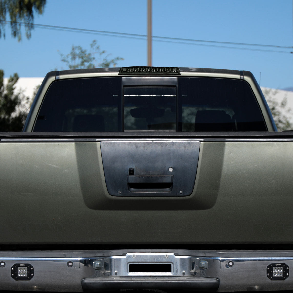 2004-2015 Nissan Titan LED 3rd Brake Light (Chrome Housing/Smoked Lens)