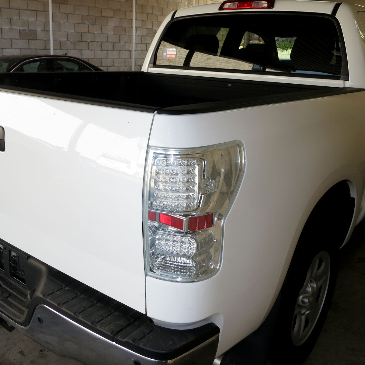 2007-2013 Toyota Tundra LED Tail Lights (Chrome Housing/Clear Lens)