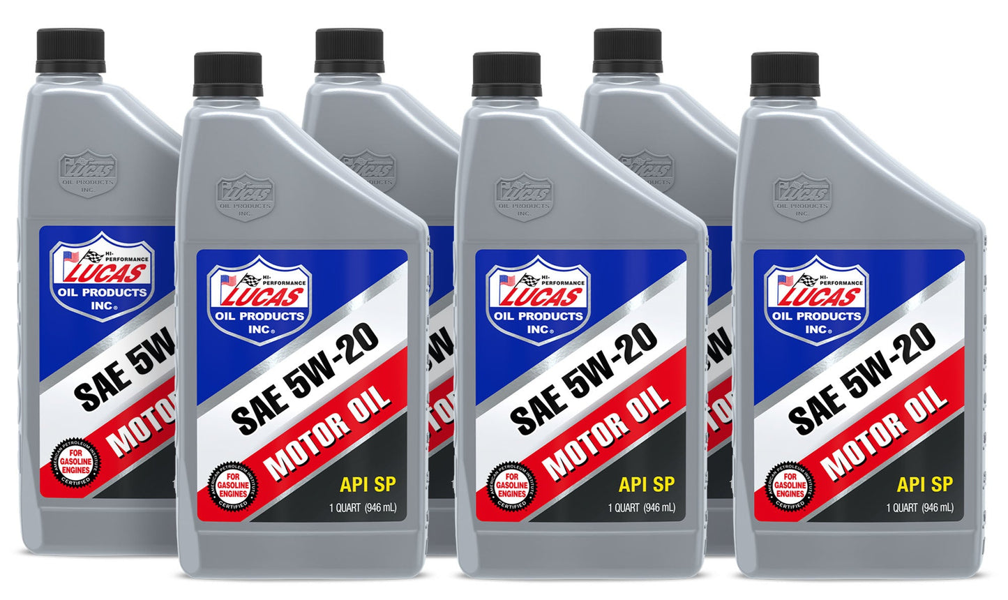 SAE 5w20 Motor Oil 6x1 Quart