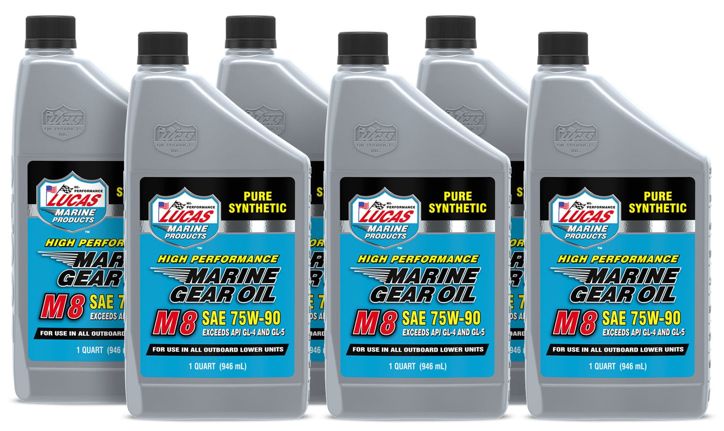 Marine Gear Oil M8 Case 6 x 1 Quart