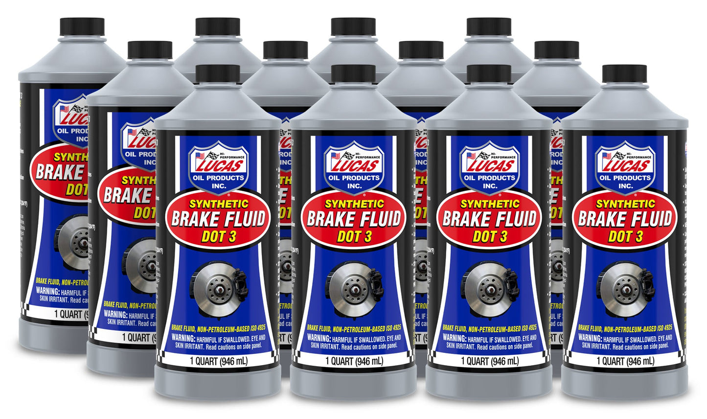 Brake Fluid Dot 3 Case 12x1 Qt