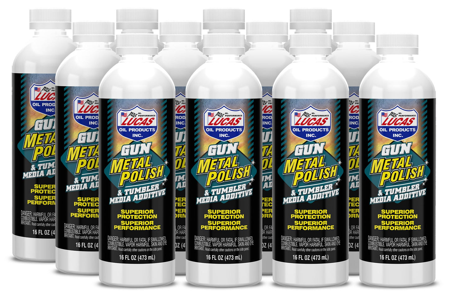 Gun Metal Polish Case 12 x 16 Ounce