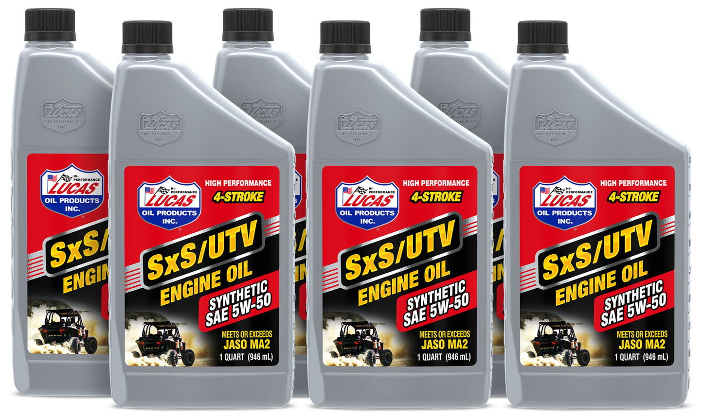 Synthetic 5w50 SXS Oil Case 6 x 1 Quart