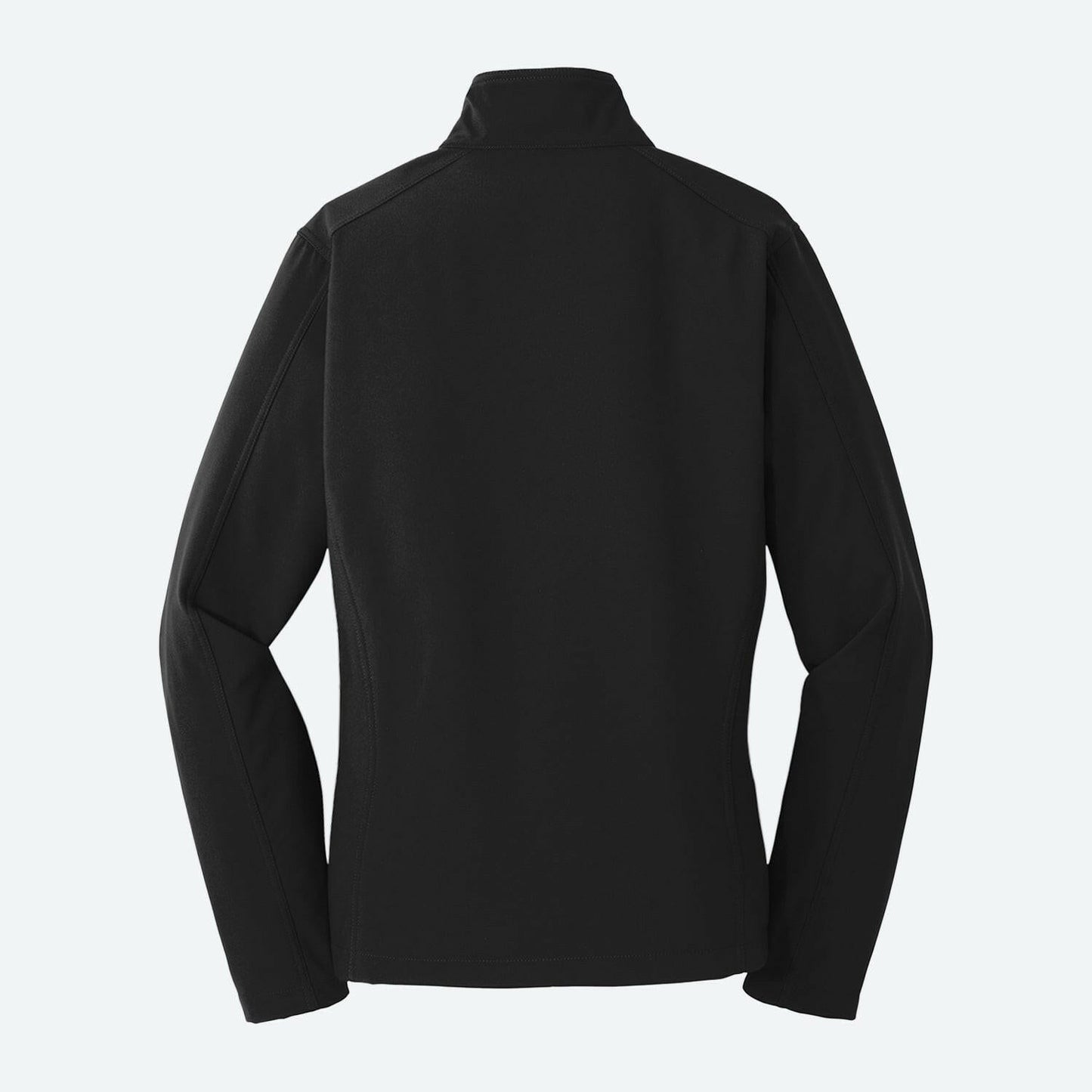 Black Ladies Soft Shell Jacket - Water Repellent