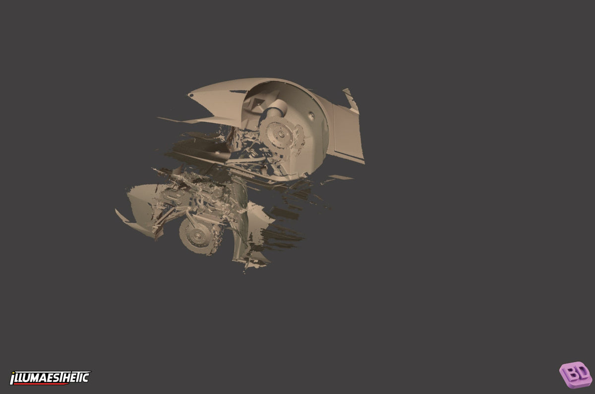 Lamborghini Huracan LP640-4 Evo 3D Scan (2019-2024)