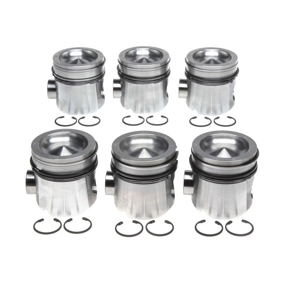 PISTONS WITH RINGS SET OF 6