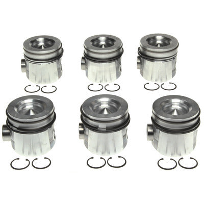 PISTONS WITH RINGS SET OF 6