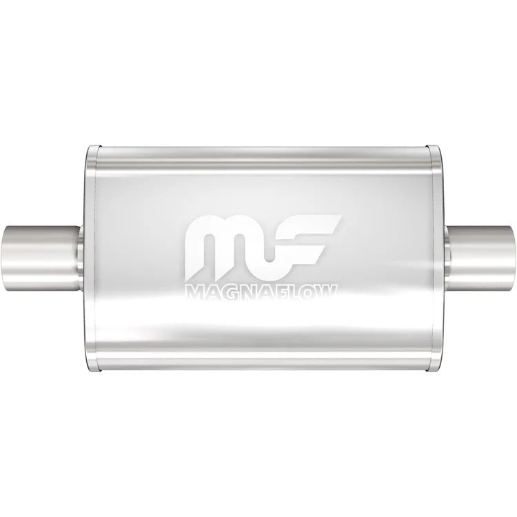 MUFFLER OVAL 3IN CENTER SS 409