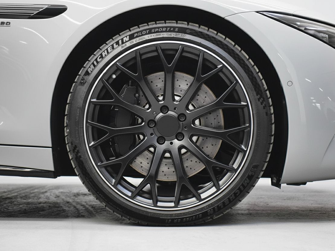 MB20 20x8.5 5x112 +35 66.6 Matte Black Machined Tip