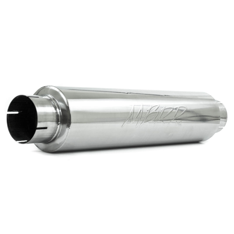 MUFFLER DIESEL ROUND SS 4IN