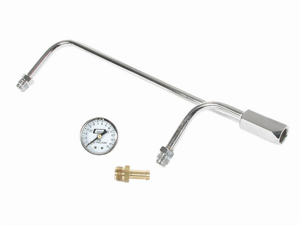 GAS LINE CHRM W/PRESSURE GAUGE