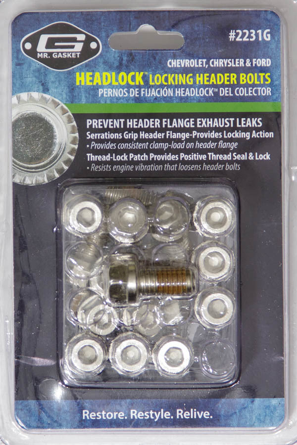 Locking Header Bolt Kit 3/8-16 x 3/4 16pk