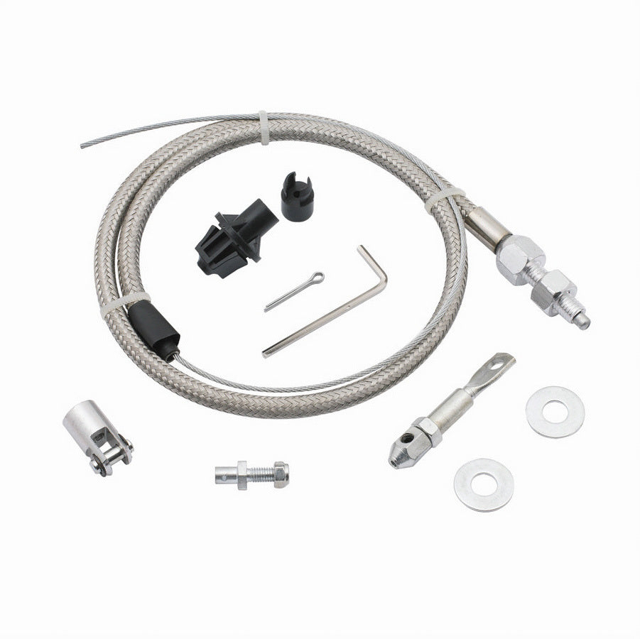 Throttle Cable Kit - Steel Braided style