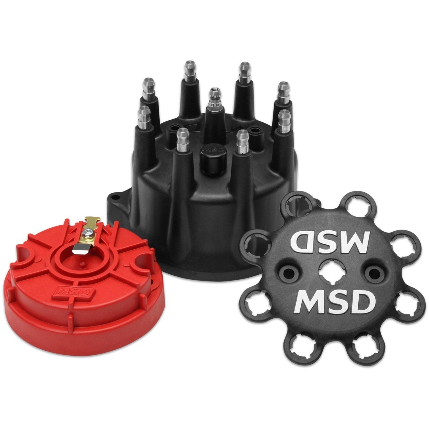 CAP & ROTOR KIT BLACK SM DIA
