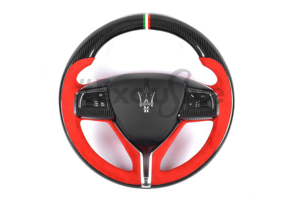 2014-2021 Maserati Ghibli / 2017-2023 Levante / 2014-2022 Quattroporte Custom Steering Wheel by Exclusive Steering for