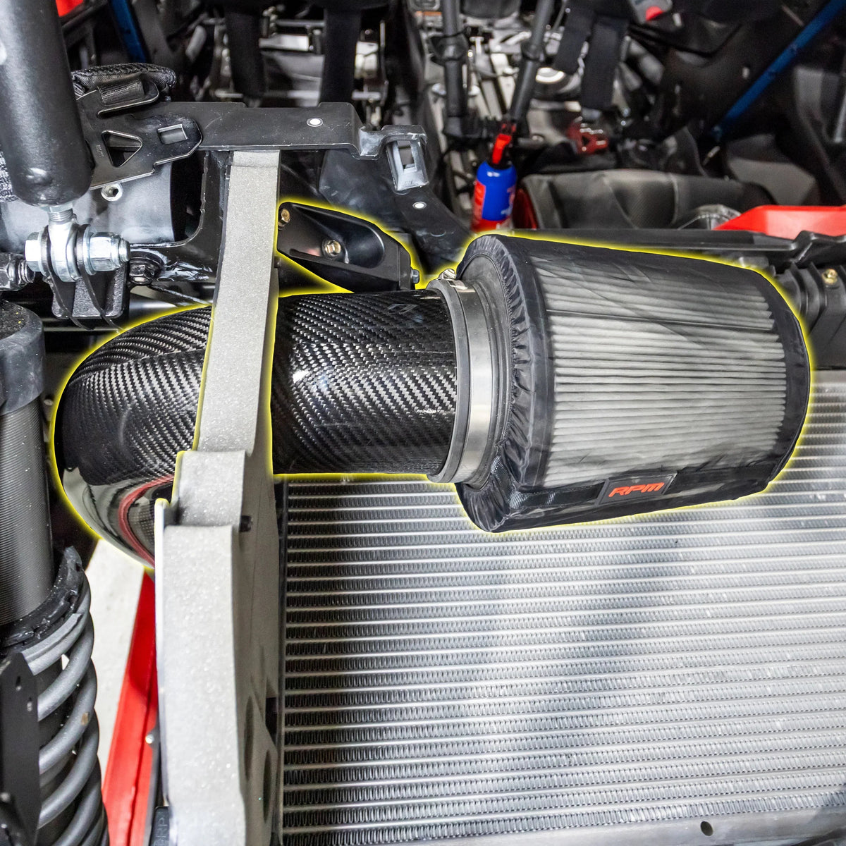 RPM Can-Am Maverick R Carbon Fiber High Flow Intake System