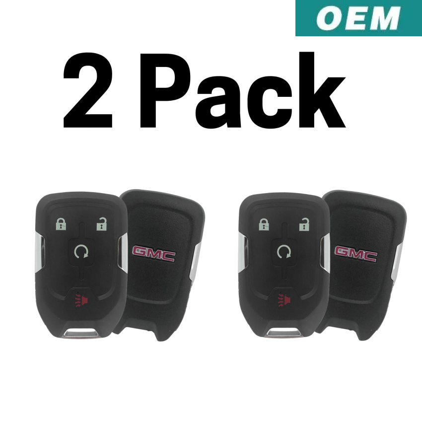 GMC Acadia Terrain 2017-2022 OEM 4 Button Smart Key HYQ1EA - (2 Pack)