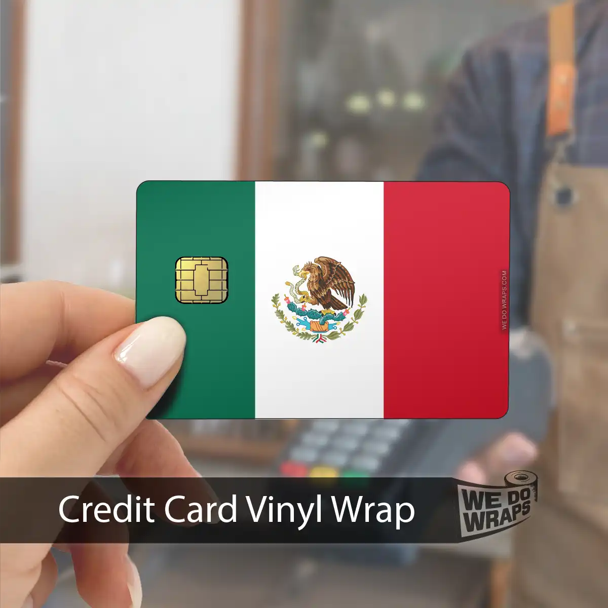 Mexican Flag | NFC Key Card Wrap