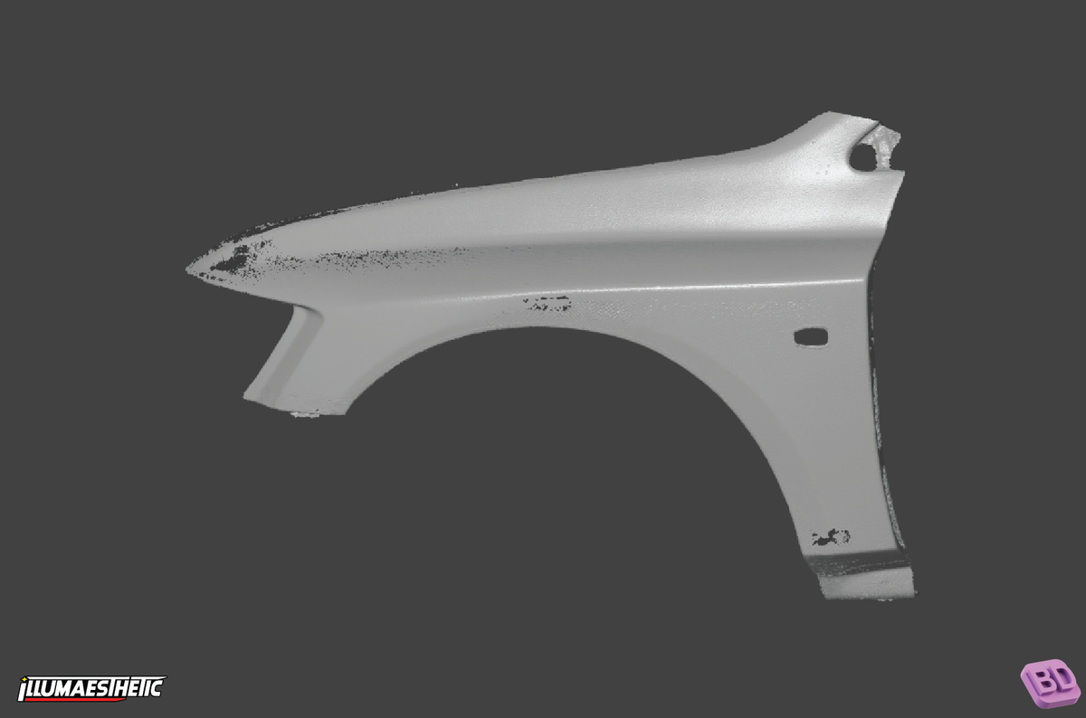 Mitsubishi Lancer Evolution 8 (CT9A) 3D Scan (2003-2005)