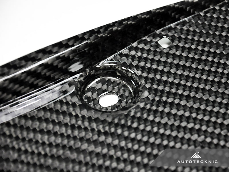 AutoTecknic Dry Carbon Cooling Shroud - Nissan R35 GTR