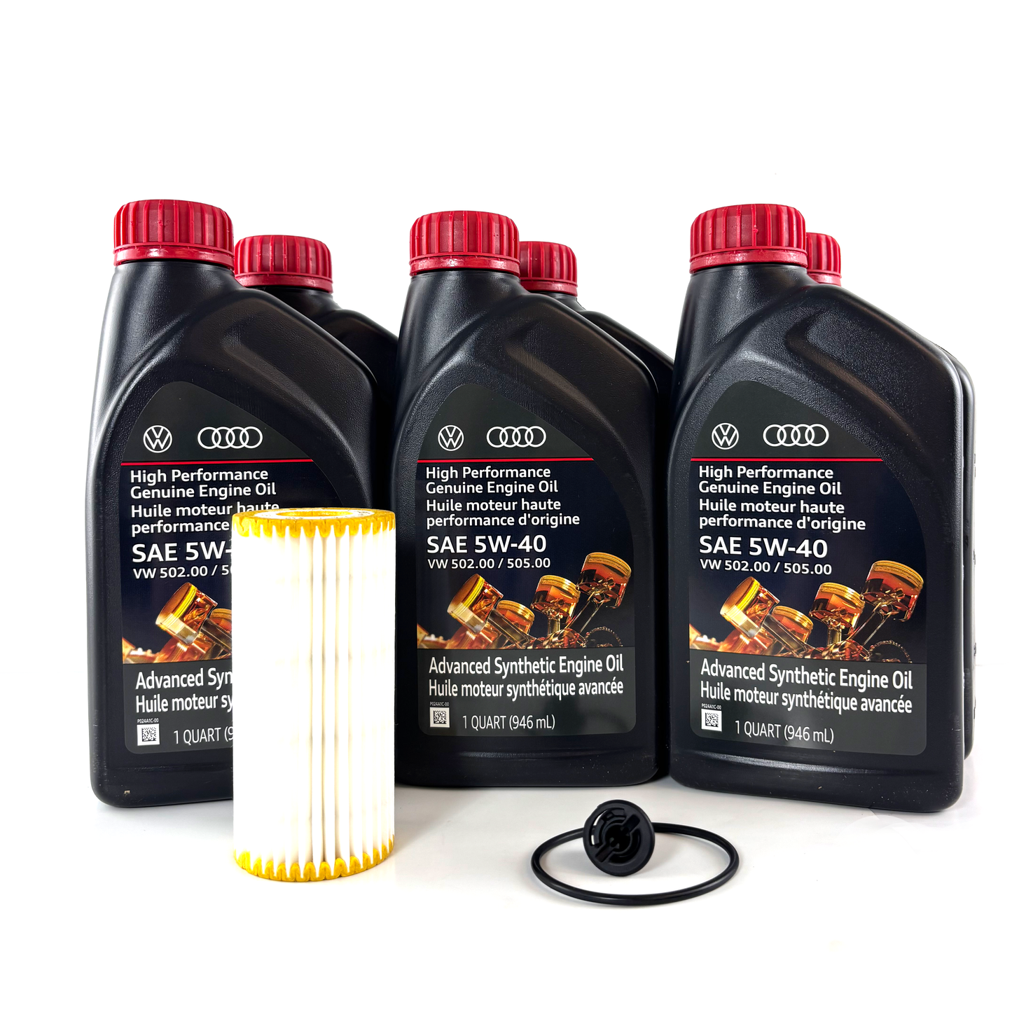 Genuine VW/Audi | Oil Change Kit 5W-40 | Audi A3/S3 (8V) 2015-2018