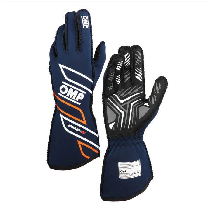 ONE-S GLOVES my2025 FIA 8856-2018 NAVY BLUE / FL