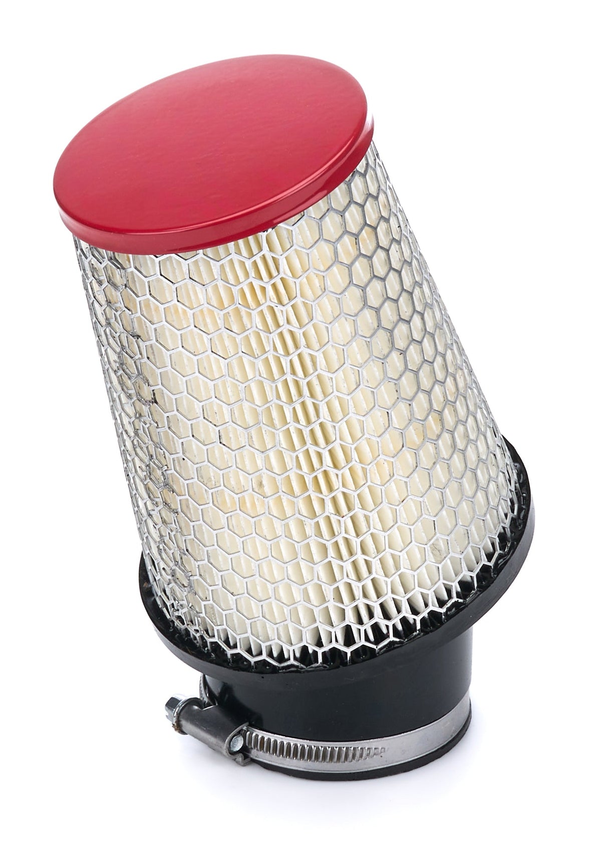 Filter Air Kart 2.437in Inlet 4in 20 Deg Red