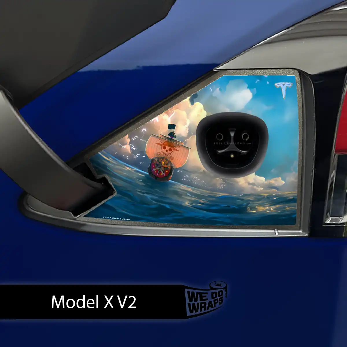 Grand Line Tesla Charge Port Wrap | Model X