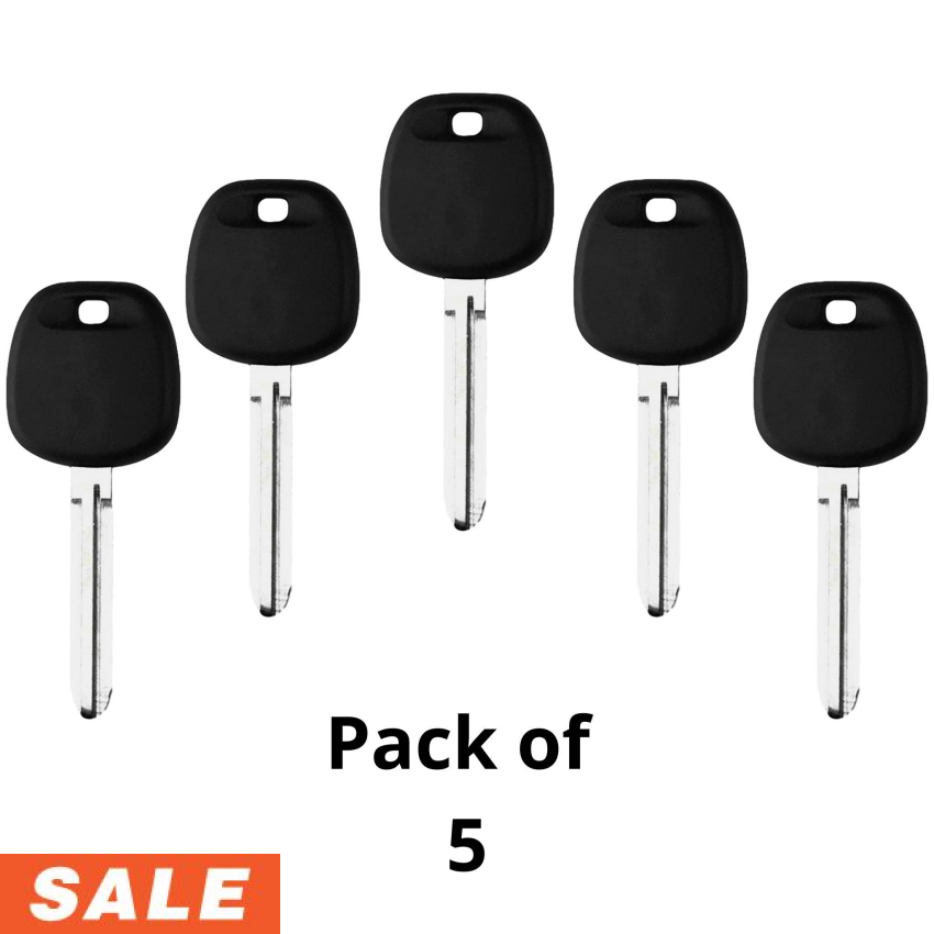 Toyota / Scion Transponder Key TOY44D Chip: 4D67 (Pack of 5)