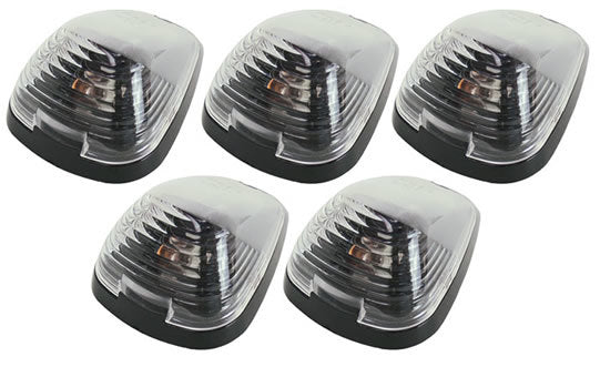 5 PC CAB ROOF LIGHT KIT CLEAR