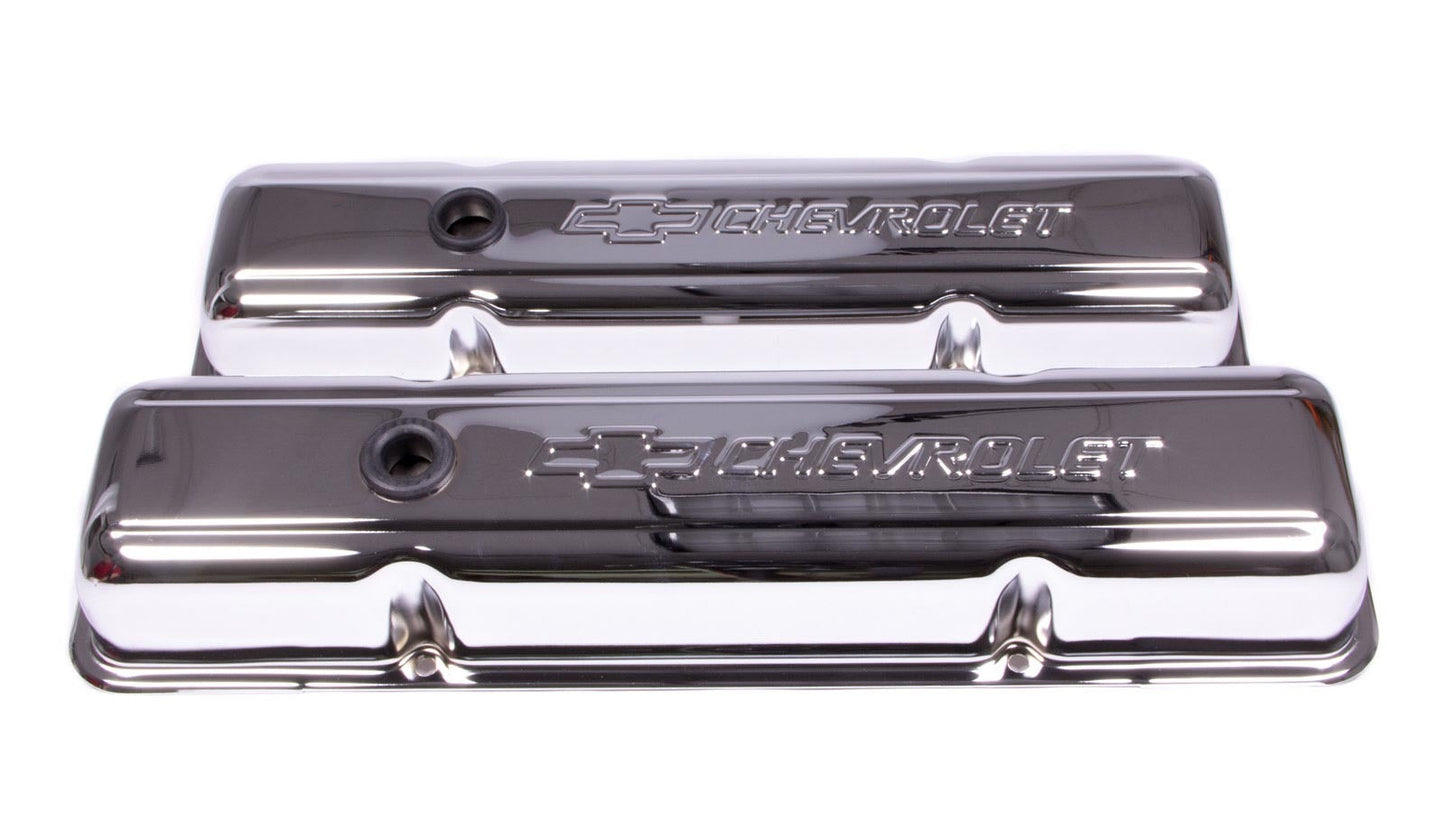 VALVE COVER SBC V8 SHORT W/BFL